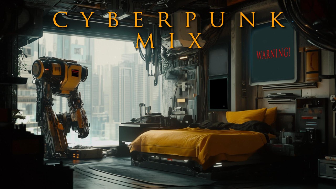 Hyperdrive Focus: Cyberpunk Music Mix | Boost Productivity with Futuristic Beats