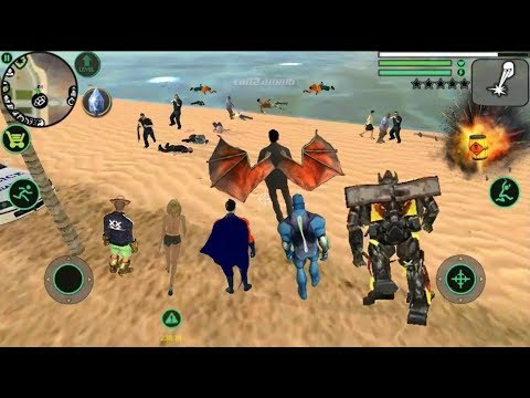 ►Under The Sea Challenge 2 |Vegas Crime Simulator vs Rope Hero Vice Town Baldi vs Less Angeles Crime