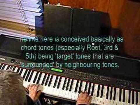 Blue Bossa Version 1 - improvised jazz piano trio