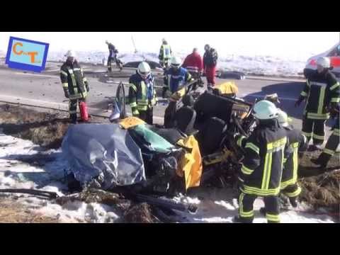 Schwerer Unfall auf der B31 bei Hüfingen...