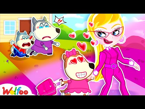 Don't Leave Home, Lucy! ???? Adopted By BARBIE | Kids Stories About Wolfoo's Family ???? Wolfoo World