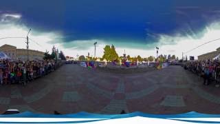 Шоу холодного пламени на Дне маленького томича–2016: видео 360°