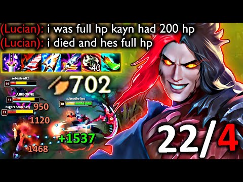 MAXIMUM AD KAYN NEEDS NO TEAM (STRONGEST RHAAST EVER)