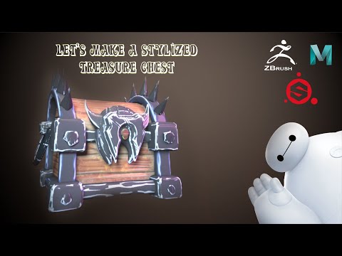 let's sculpt stylized treasure chest