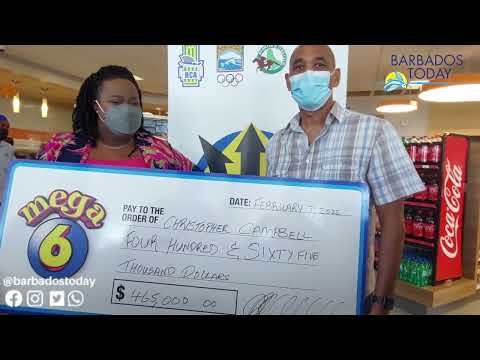 Two Barbadians win big in Mega 6 jackpot