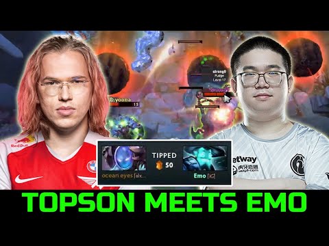 TOPSON VS EMO IN SEA SERVER - SIGNATURE INVOKER DOTA 2