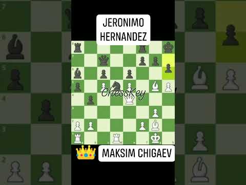 Maksim Chigaev beats Jeronimo Hernandez #chesskey