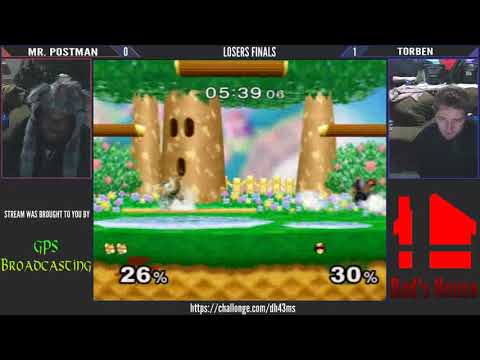 Dad's House #43 [Melee] Torben (Falcon) vs Mr. Postman (Marth/Fox) Loser's Finals
