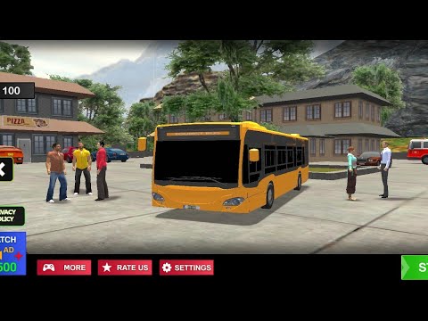 Real Mountain Cargo : Bus Uphill Driving Simulator || Extreme Off-road Bus Simulator