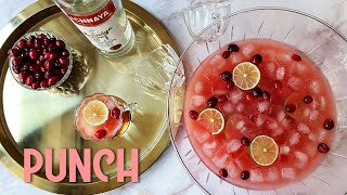 Simple, Refreshing 6 ingredient Punch Recipe