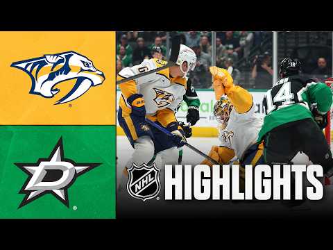 Predators vs. Stars | NHL Highlights | February 28, 2026