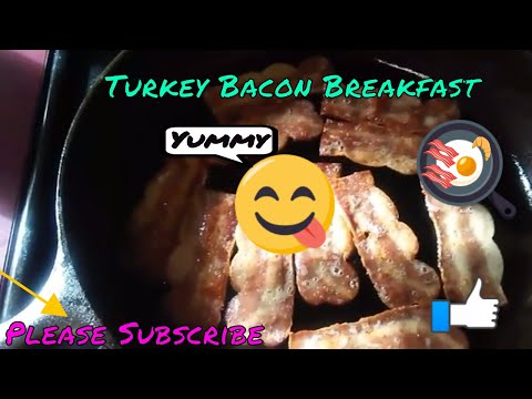 Turkey Bacon Scramble Eggs Grits for a Healthy...