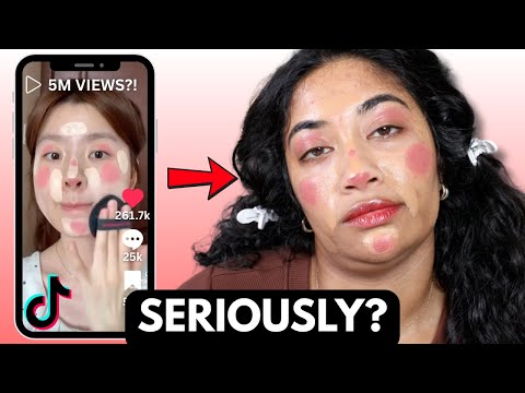 I TESTED THE MOST VIRAL 2025 TIK TOK MAKEUP HACKS (and regret it 😭)