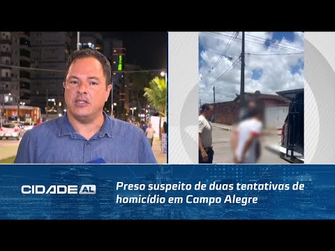 Preso suspeito de duas tentativas de homicídio em Campo Alegre; comparsa é procurado
