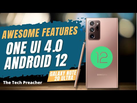 Samsung One UI 4.0 Vs One UI 3.1 | Galaxy Note 20 Ultra Android 12 |