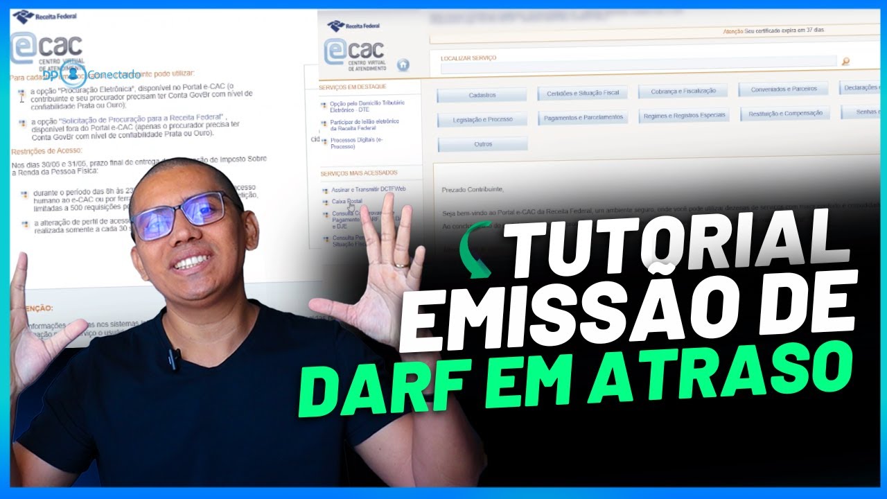 COMO EMITIR DARF DA DCTFWEB EM ATRASO | Regularização de Débitos - Aviso de Cobrança