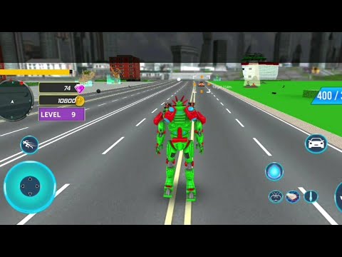 Monster Crane Robot Car Transformer Games || Level 9 - Car Game Android Gameplay