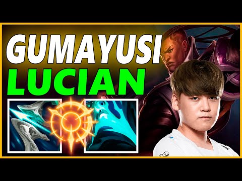 ⚡GUMAYUSI LUCIAN ADC GAMEPLAY⚡SEASON 12 LEAGUE OF LEGENDS