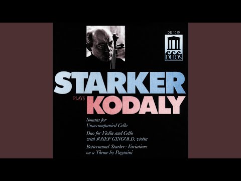 Variations on a theme by Paganini (ed. by J. Starker)