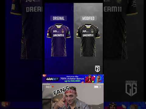 KKR 2025 Jersey: Original vs CG Concept – Two colours of Knight spirit! 👕🏏Which one do you prefer? 🖤