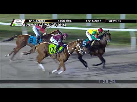 17/11/2017 – Hipodromo Maroñas – Carr 6 – CAPANGA (2015)