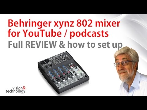 Behringer xenyx 802 mixer. A 5-min Full Review & set-up
