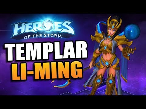 Templar Li-Ming - skin spotlight! // Heroes of the Storm PTR