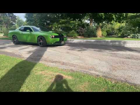 Green with Envy Approach | 2011 Dodge Challenger SRT8 392 6-Sp Manual | Collector Car Canada Lot 208