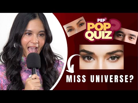 Janah Zaplan, nahirapang kilalanin ang Miss Universe na ito! PEP Pop Quiz