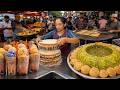 World S Craziest Indian Street Food Marathon Volcano Pani Puri Giant Sandwich Falooda