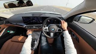 2023 BMW 3 Series Drive on Delhi Mumbai Expressway