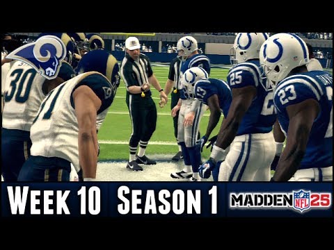 Madden 25 Rams Connected Franchise - Week 10 @ Colts - Season 1