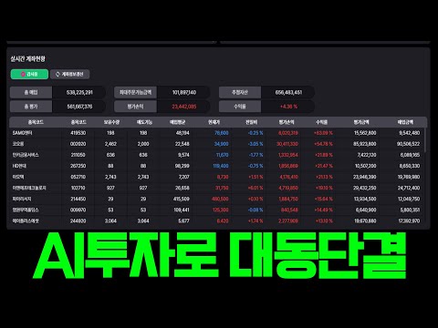 이재명 시대에 살아남는 유일한 방법 !  AI투자로 대동단결 !!