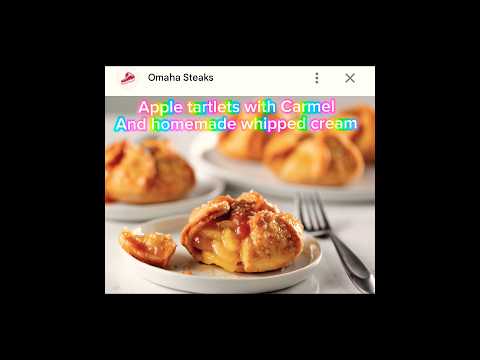 Apple Tartlet *Omaha Steak Company * #food