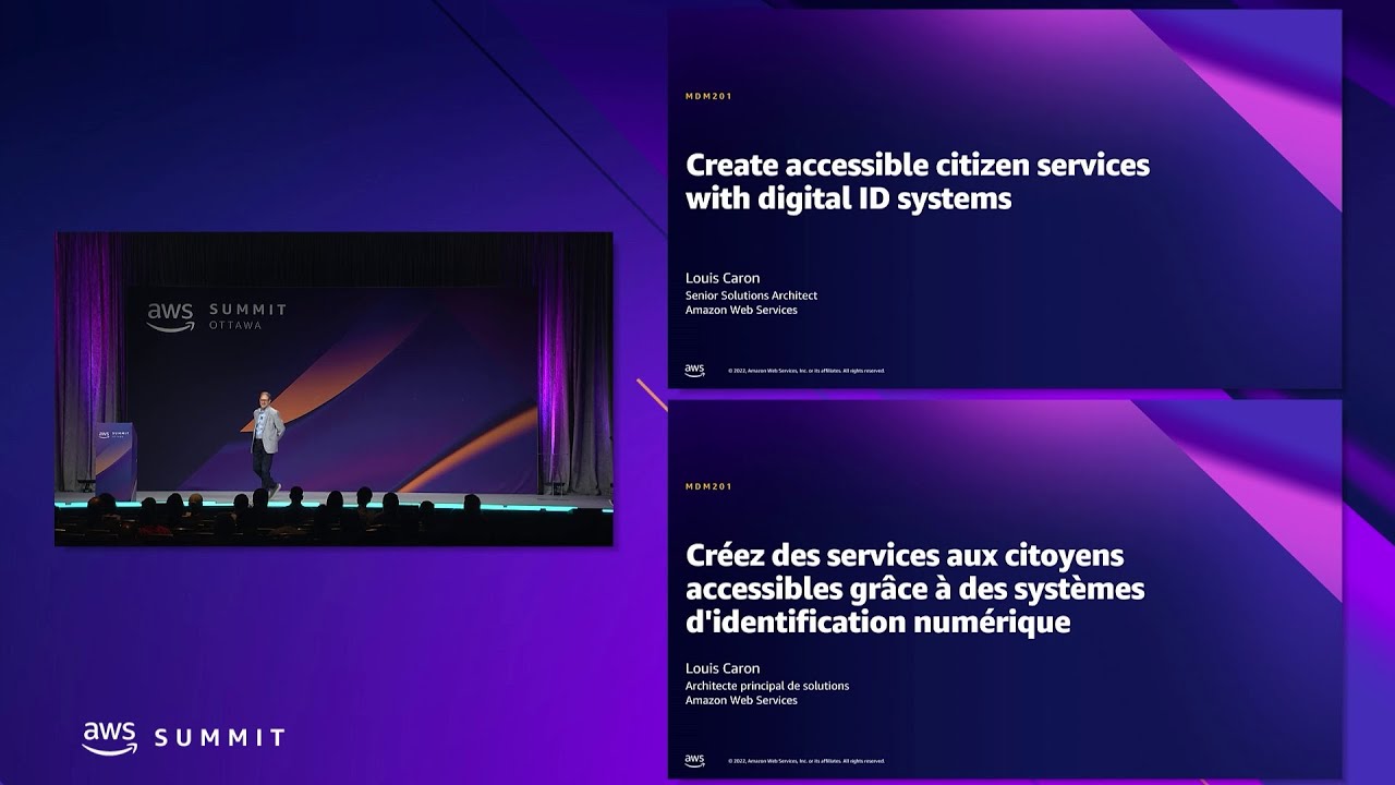 AWS Summit Ottawa 2022: Create accessible citizen services with digital ID systems