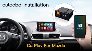CarPlay & Android Auto installation for Mazda, USB Adapter Hub,Plug and play
