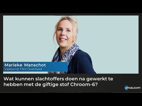 Uitgelicht! 31 mei 2021 - Marieke Manschot over blootstelling aan Chroom-6