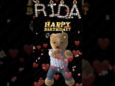 Rida Happy Birthday Status | HBD | Birthday Song | Birthday Wishes | Birthday Card #SsTchrz