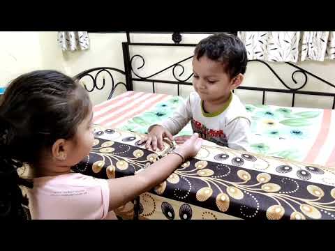 shivansh selling icecream to dhruti....