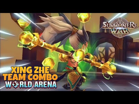 Xing Zhe Team Combo in World Arena Ep. 4 - Summoners War