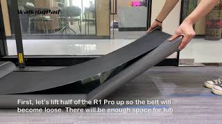 How to lubricate a treadmill belt for your WalkingPad R1 Pro / A1 / A1 Pro