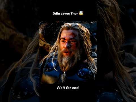 Odin saves Thor // Odin vs Thanos #shorts #marvel #avengers #thanos #odin #thor