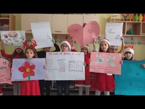 Klasa 2-A me projektin "Te drejtat e femijeve" pj.13 nen drejtimin e mesueses kujdestare Roza Ndreca