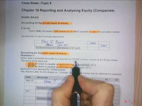 CD T8 1 Reporting equity 1