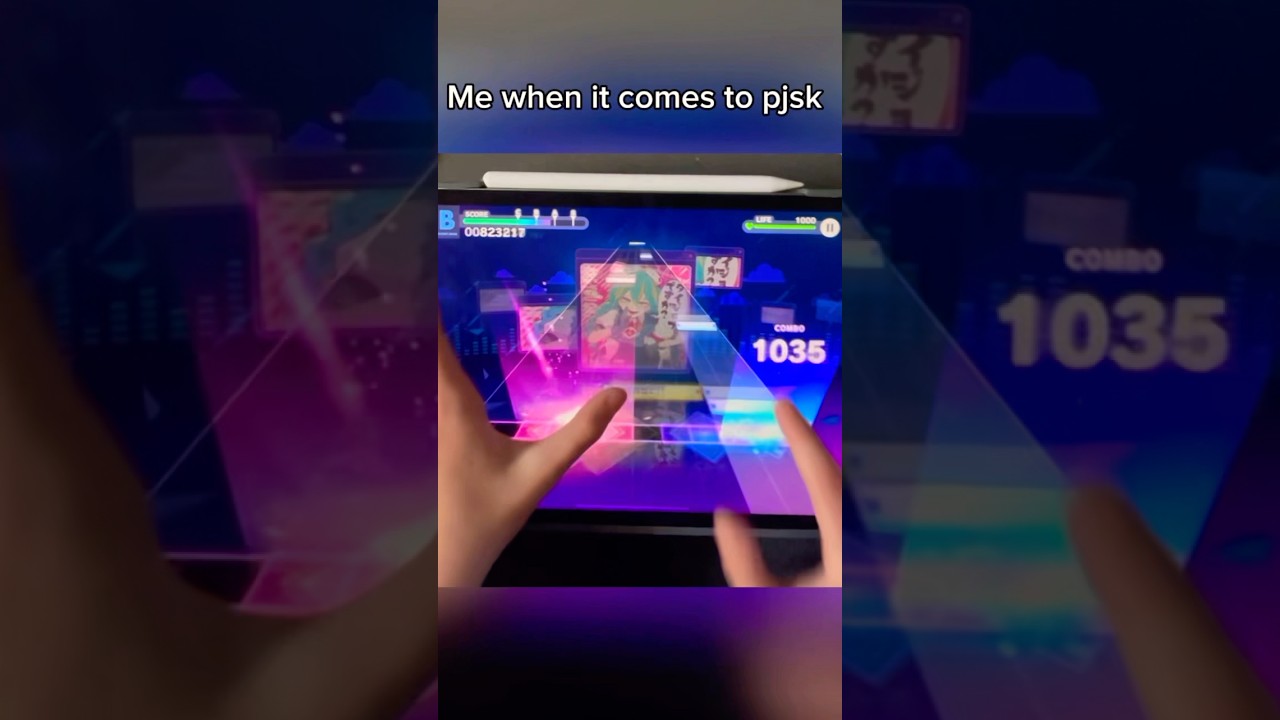 Gotten so used to pjsk that I’m bad at every other rhythm game 😭 #projectdiva #projectsekai #llsif