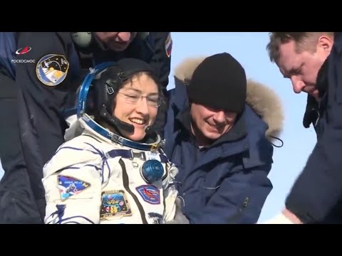 NASA Television Video File- MS 13 Hatch Closing Undocking Landing