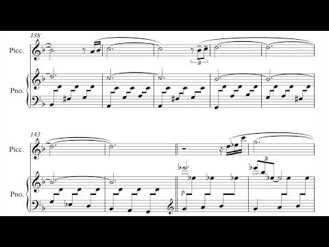 Herman Beeftink - "Fireflies" (Piccolo and Piano)