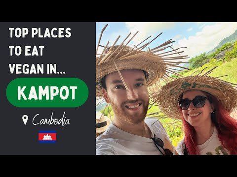 Our FAVOURITE Vegan Restaurants in Kampot, Cambodia! 🇰🇭