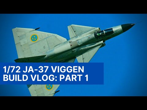 1/72 Special Hobby JA-37 Viggen  Build Series - Part 1: Intro, resin flaps and cockpit