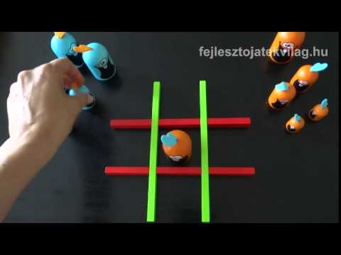 Gobblet Gobblers játékszabály, kétszemélyes stratégiai játék, egyfajta nehezített Amőba, 8-99 év - Fejlesztő Játék Világ